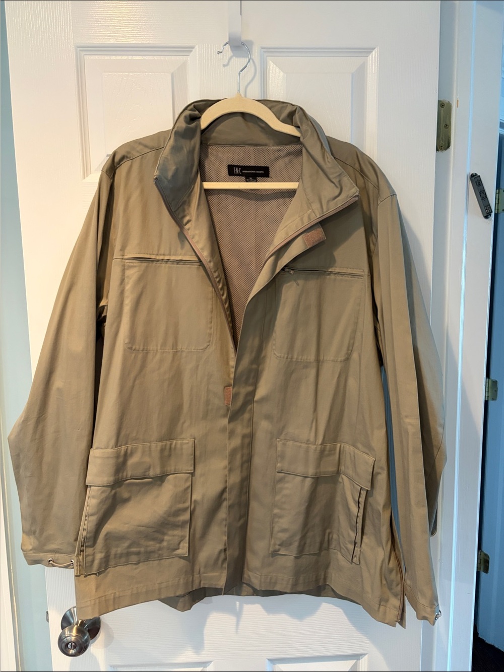 INC Men's Field Jacket in Khaki size XL
